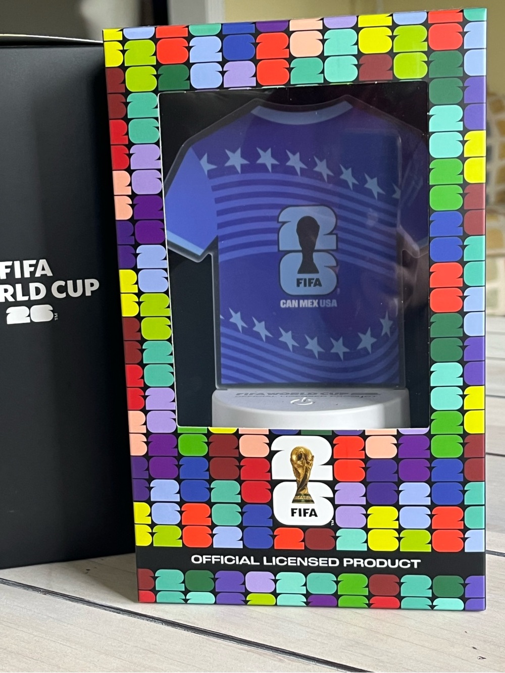 North America Jersey FIFA 2026 World Cup LED Acrylic Table Lamp- Can/USA/Mex